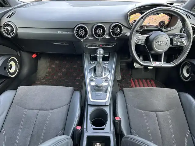 アウディ ＴＴクーペ 2．0 TFSI クワトロ 道東・釧路十勝 2015(平27)年 4.7万km ミトスブラックメタリック Sラインパッケージ/ハーフレザー/パワーシート/純正ナビ/TV/CD/DVD/BT/バーチャルコックピット/バックカメラ/パドルシフト/社外ドライブレコーダー(前)/社外20インチAW/LEDヘッドライト/オートライト/リアフォグライト/社外スピーカー/純正フロアマット/ETC