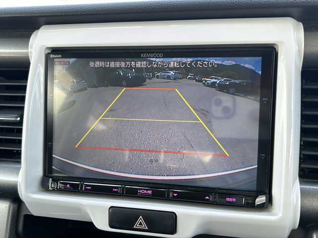 スズキ ハスラー Jスタイル 山梨県 2015(平27)年 5.9万km クールカーキパールメタリック/ホワイト2トーンルーフ 社外8インチメモリナビ/BT/TV/CD/DVD/バックカメラ/前席シートヒーター/アイドリングストップ/レーダーブレーキサポート/ETC/ステアリングリモコン/スマートキー/社外アルミホイール/ドライブレコーダー/純正フロアマット/ベンチシート/オートライト