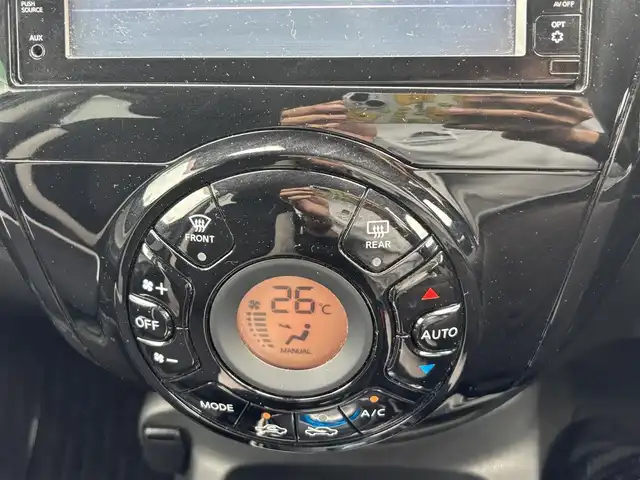 日産 ノート e－パワー X 福岡県 2016(平28)年 7万km スーパーブラック ABS/横滑り防止装置/前後コーナーセンサー/デジタルインナーミラー/インテリジェントエマージェンシーブレーキ/車線逸脱警報/踏み間違い防止アシスト/ヒーター付き電格ミラー/アラウンドビューモニター/純正フロアマット(NOTE)/純正ナビ/BT接続/ミュージックプレイヤー接続(AUX)/盗難防止装置/純正14インチフルホイールキャップ/ハロゲンヘッドランプ/オートライト/禁煙車
