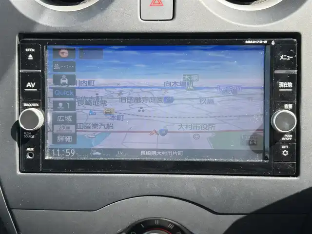 日産 ノート 長崎県 2019(令1)年 3万km ガーネットレッド 純正ナビ（AM/FM/TV/BT/SD/DISC)/全方位カメラ/インテリジェントインナーミラー/ドラレコ前方/コーナーセンサー/純正フロアマット/アイドリングストップ/レーンキープアシスト/横滑り防止装置/衝突被害軽減システム/保証書/取扱説明書