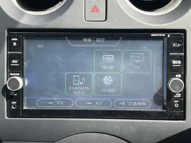 日産 ノート 長崎県 2019(令1)年 3万km ガーネットレッド 純正ナビ（AM/FM/TV/BT/SD/DISC)/全方位カメラ/インテリジェントインナーミラー/ドラレコ前方/コーナーセンサー/純正フロアマット/アイドリングストップ/レーンキープアシスト/横滑り防止装置/衝突被害軽減システム/保証書/取扱説明書