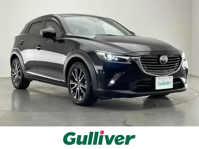 マツダ ＣＸ－３ XD Lパッケージ 愛知県 2017(平29)年 8.6万km ジェットブラックマイカ 純正ナビ　フルセグＴＶ　Ｂｌｕｅｔｏｏｔｈ　バックカメラ　ＨＵＤ　黒ハーフレザー　レーダークルコン　前後ドライブレコーダー　ＥＴＣ　温シート　ステアリングヒーター　ＬＥＤヘッドライト　ＢＳＭ　禁煙車