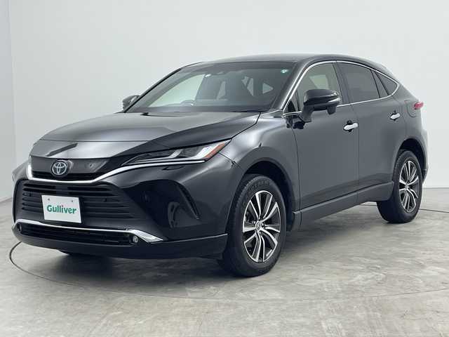 トヨタ ハリアー ハイブリッド G 三重県 2020(令2)年 2.4万km プレシャスブラックパール 禁煙車/純正８インチディスプレイオーディオ　/バックカメラ/デュアルオートAC/電子サイドブレーキ/ブレーキオートホールド/MTモード付きAT/革巻きステアリング/ステアリングスイッチ/トヨタセーフティセンス　/衝突被害軽減ブレーキ/LTA/RCTA/PKSB/RSA　/ブラインドスポットモニター　/前後クリアランスソナー/パワーバックドア/レーダークルーズコントロール　/１００Ｖ電源　/ドラレコ機能付きデジタルインナーミラー　　/純正ビルトインＥＴＣ2.0/DN席パワーシート/ハーフレザーシート