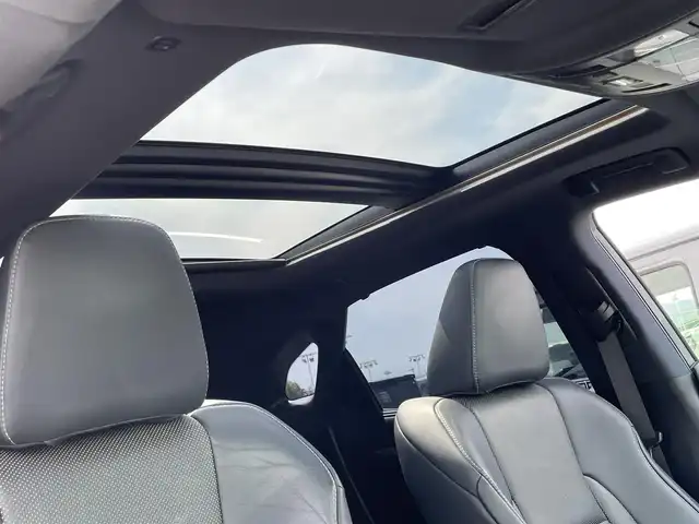レクサス ＲＸ 300 Fスポーツ 佐賀県 2018(平30)年 5万km ホワイトノーヴァガラスフレーク パノラマルーフ/Lexus Safty System＋/・プリクラッシュセーフティ【PCS】/・レーンキーピングアシスト【LKA】/・ブラインドスポットモニター【BSM】/・インテリジェントクリアランスソナー/・レーダークルーズコントロール/純正12.3型ナビゲーション/・Bluetooth/CD/DVD/SD/フルセグTV/パノラミックビューモニター/ビルトインETC2.0/純正前方ドライブレコーダー【TZ-D101】/黒レザーシート/・DN席パワーシート/・DN席シートヒーター/シートベンチレーション/・D席メモリシート/革巻きステアリング/・ステアリングヒーター/・パドルシフト/・ステアリングリモコン/パワーバックドア/ヘッドアップディスプレイ/電子パーキング/AUTO HOLD機能/リアサンシェード/スマートキー/純正フロアマット/純正20インチアルミホイール/三眼フルLEDヘッドランプ/オートマチックハイビーム/LEDフロントフォグランプ/高輝度LEDコーナーリングランプ