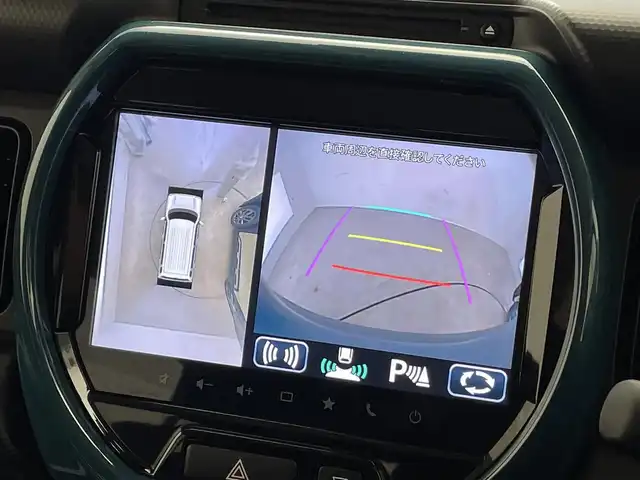スズキ ハスラー HYBRID X 滋賀県 2020(令2)年 3.7万km デニムブルー ガンメタリック 2トーン 純正メモリーナビ/フルセグTV/LEDライト/革巻きステアリング/純正１５AW/シートヒーター/ウィンカーミラー/レーンキープアシスト/横滑り防止/レーダーブレーキサポート/フォグライト/スマートキー/プッシュスタート