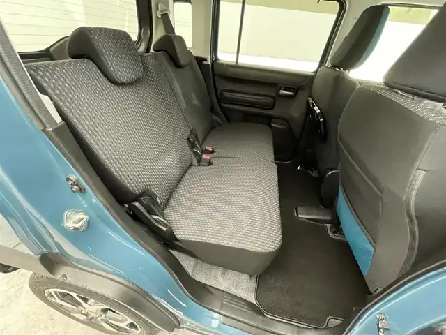 スズキ ハスラー HYBRID X 滋賀県 2020(令2)年 3.7万km デニムブルー ガンメタリック 2トーン 純正メモリーナビ/フルセグTV/LEDライト/革巻きステアリング/純正１５AW/シートヒーター/ウィンカーミラー/レーンキープアシスト/横滑り防止/レーダーブレーキサポート/フォグライト/スマートキー/プッシュスタート