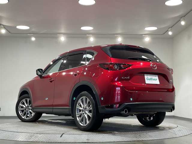 マツダ ＣＸ－５ XD エクスクルーシブモード 愛知県 2021(令3)年 2.4万km ソウルレッドクリスタルM 純正１０．２５インチナビ　/（Bluetooth/FM/AM/USB/スマートフォン連携/フルセグTV)/ＢＯＳＥサウンド　/３６０°ビューモニター　/衝突軽減ブレーキ　/レーダークルーズコントロール　/車線逸脱警報システム/標識認識システム/アダプティブLEDヘッドライト/シートヒーター　/ＥＴＣ　/電動バックドア　/ヘッドアップディスプレイ　/ブラインドスポットモニタリング/コーナーセンサー/ステアリングヒーター/メモリー機能付パワーシート/アイドリングストップ/プッシュスタート/　　-スマートキー