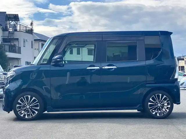 ダイハツ タント カスタム RS セレクション 静岡県 2020(令2)年 2.5万km レーザーブルークリスタルシャイン 純正9インチナビ（CD/DVD/BT/フルセグ）/バックカメラ/ドライブレコーダー/ETC/レーダークルーズコントロール/レーンキープアシスト/取扱説明書/スマートキー/スペアキー１本/USB入力端子/両側パワースライドドア/ハーフレザーシート/D席N席シートヒーター/純正アルミホイール/純正フロアマット/パワーウィンドウ/パワーステアリング/エンジンスタートボタン/アイドリングストップ/オートエアコン/ベンチシート/横滑り防止装置/コーナーセンサー前後/盗難防止装置/オートライト/オートマチックハイビーム/LEDヘッドライト/W+サイドエアバッグ/カーテンエアバック/衝突軽減システム