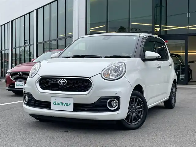 トヨタ パッソ モーダ　S 愛媛県 2016(平28)年 5.7万km パールホワイトⅢ 禁煙車/登録時走行距離56855km/純正ナビCD/ワンセグTV/Bluetooth/バックカメラ/ETC/衝突軽減ブレーキ/横滑り防止装置/前後コーナーセンサー/オートライト/LEDヘッドライト/フォグランプ/オートエアコン/スマートキー/プッシュスタートボタン/純正フロアマット/スペアキー/スタッドレスタイヤ車載