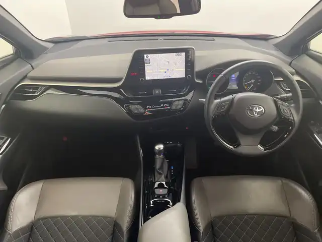 トヨタ Ｃ－ＨＲ G 群馬県 2019(令1)年 5.9万km ブラック/エモーショナルレッドⅡ 2トーン 純正８型ナビ　フルセグＴＶ　ブラインドスポットモニター　アダクティブクルーズコントロール　ハーフレザーシート　前席シートヒーター　ステアリングスイッチ　ＬＥＤライト　ＥＴＣ　スマートキー　禁煙車