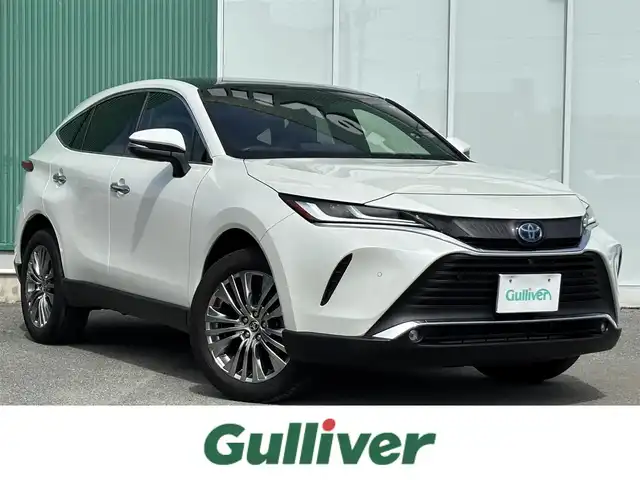 トヨタ ハリアー ハイブリッド Z 福岡県 2020(令2)年 2.1万km ホワイトパールクリスタルシャイン トヨタセーフティセンス/バックカメラ/アラウンドビューカメラ/コーナーセンサー/レーンキープアシスト/BT/フルセグTV/純正ナビ/USB端子/ETC2.0/純正フロアマット/純正アルミホイール/プッシュスタート/スマートキー/オートライト/オートハイビーム/LEDヘッド