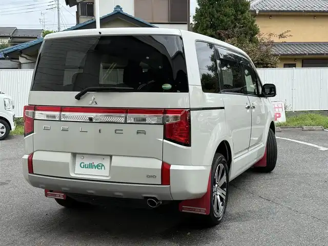 三菱 デリカＤ：５ P 埼玉県 2020(令2)年 3.9万km ウォームホワイトパール ワンオーナー/衝突被害軽減ブレーキ/レーダークルーズコントロール/レーンキープアシスト/ブラインドスポットモニター（BMS）/両側パワースライドドア/純正10.1型ナビゲーション・オーディオ/（フルセグTV/BT/FM/AM/CD/DVD）/後席フリップダウンモニター/パワーバックドア/ユニバーサルステップ（電動ロングステップ）/アラウンドビューモニター/バックカメラ/前席シートヒーター/ステアリングヒーター/パドルシフト/ビルトンETC/オートライト/オートホールド機能/ドアバイザー/プッシュスタート/スマートキー（スペアキーあり）/車両取説、ナビ取説あり
