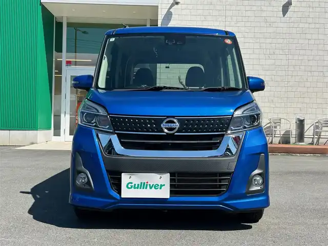 日産 デイズ ルークス ハイウェイスターX 神奈川県 2018(平30)年 2.6万km オーシャンブルーP 社外ＳＤナビ（Ｂｌｕｅｔｏｏｔｈ、ＣＤ、ＤＶＤ）/全方位カメラ/ドラレコ前後/スペアキー１本/プッシュスタート/純正アルミ/純正フロアマット/スマートキー/片側パワスラ/ベンチシート/オートライト/アイドリングストップ/横滑り防止装置/オートマチックハイビーム/ダブルエアバック/衝突軽減システム/キセノンヘッドライト
