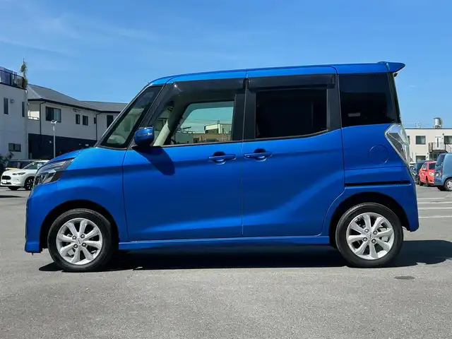 日産 デイズ ルークス ハイウェイスターX 神奈川県 2018(平30)年 2.6万km オーシャンブルーP 社外ＳＤナビ（Ｂｌｕｅｔｏｏｔｈ、ＣＤ、ＤＶＤ）/全方位カメラ/ドラレコ前後/スペアキー１本/プッシュスタート/純正アルミ/純正フロアマット/スマートキー/片側パワスラ/ベンチシート/オートライト/アイドリングストップ/横滑り防止装置/オートマチックハイビーム/ダブルエアバック/衝突軽減システム/キセノンヘッドライト