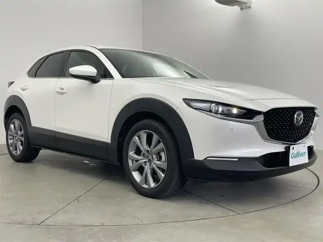 マツダ ＣＸ－３０ 20S プロアクティブツーリングセレ 愛知県 2022(令4)年 3.4万km スノーフレイクホワイトパールマイカ ヘッドアップディスプレイ/純正10.25インチナビ/　　CD/DVD/BT/フルセグ/バックカメラ/ETC/革巻きステアリング/ステアリングリモコン/ステアリングヒーター/パワーシート（D席）/シートポジションメモリ機能（D席）/パワーバックドア/スマートシティブレーキサポート/レーンキープアシスト/レーダークルーズコントロール/ブラインドスポットモニター/パーキングセンサー/純正LEDヘッドライト/フォグランプ/純正18インチアルミホイール