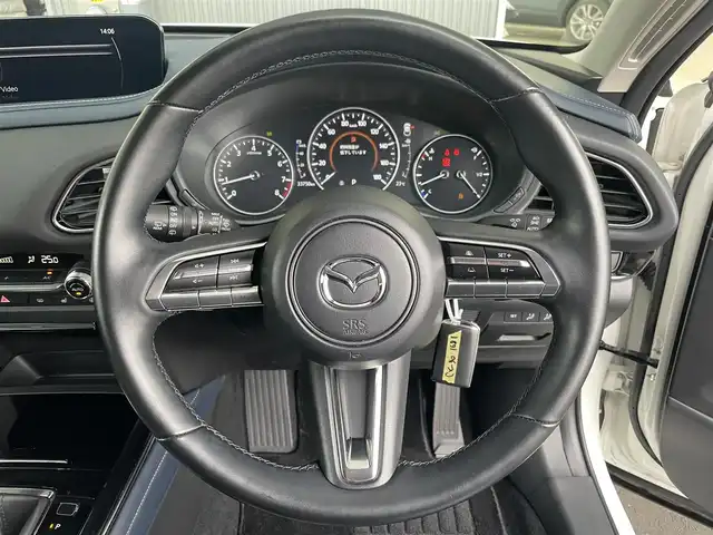 マツダ ＣＸ－３０ 20S プロアクティブツーリングセレ 愛知県 2022(令4)年 3.4万km スノーフレイクホワイトパールマイカ ヘッドアップディスプレイ/純正10.25インチナビ/　　CD/DVD/BT/フルセグ/バックカメラ/ETC/革巻きステアリング/ステアリングリモコン/ステアリングヒーター/パワーシート（D席）/シートポジションメモリ機能（D席）/パワーバックドア/スマートシティブレーキサポート/レーンキープアシスト/レーダークルーズコントロール/ブラインドスポットモニター/パーキングセンサー/純正LEDヘッドライト/フォグランプ/純正18インチアルミホイール