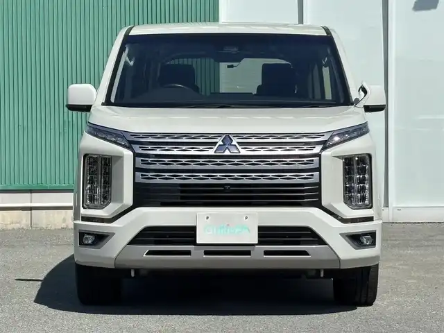 三菱 デリカＤ：５ G パワーパッケージ 福岡県 2021(令3)年 3.6万km ウォームホワイトパール クルーズコントロール/両側パワースライドドア/左側オートステップ/純正アルパインナビ/バックカメラ/フルセグTV/Bluetoothオーディオ/ETC/運転席パワーシート/純正フロアマット/純正アルミホイール/LEDヘッドライト