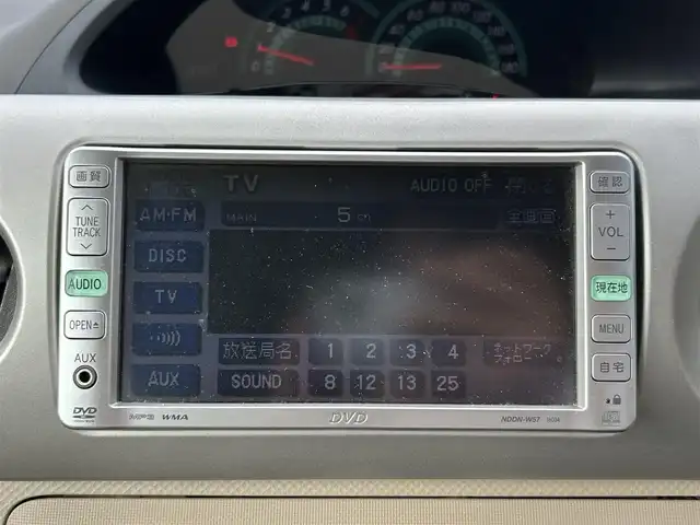 トヨタ ポルテ 130i Cパッケージ 長野県 2007(平19)年 11.6万km シルバーマイカM 社外ナビ(AM/FM/TV/AUX)/純正フロアマット/ドアバイザー/電動格納ミラー/取説/記録簿