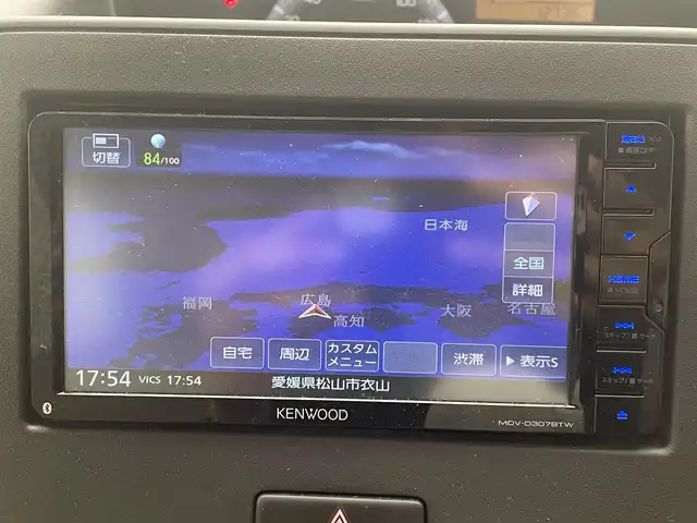 スズキ ワゴンＲ FA 愛媛県 2019(令1)年 1.3万km ピュアレッド ・社外ナビ（ワンセグＴＶ・ＦＭＡＭ・ＢＴ・ＡＵＸ・ＣＤ・ｉｐｏｄ接続）/・ＥＴＣ　/・横滑り防止　/・ハンズフリー　/・シガーソケット
