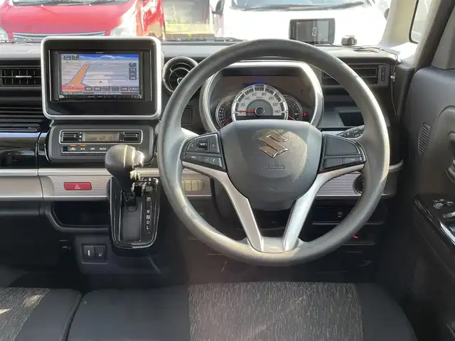 スズキ スペーシア カスタム HYBRID GS 愛知県 2019(平31)年 9.6万km ピュアホワイトP (株)IDOMが運営する【じしゃロン名古屋鳴海店】の自社ローン専用車両になりますこちらは現金またはオートローンご利用時の価格です。自社ローンご希望の方は別途その旨お申付け下さい/プッシュスタート/社外ナビ・地デジTV/　（CD/DVD/BT）/左側パワースライドドア/ETC/LEDライト