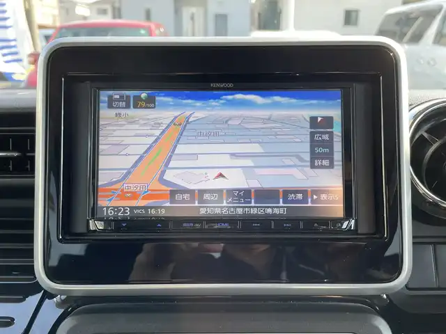 スズキ スペーシア カスタム HYBRID GS 愛知県 2019(平31)年 9.6万km ピュアホワイトP (株)IDOMが運営する【じしゃロン名古屋鳴海店】の自社ローン専用車両になりますこちらは現金またはオートローンご利用時の価格です。自社ローンご希望の方は別途その旨お申付け下さい/プッシュスタート/社外ナビ・地デジTV/　（CD/DVD/BT）/左側パワースライドドア/ETC/LEDライト