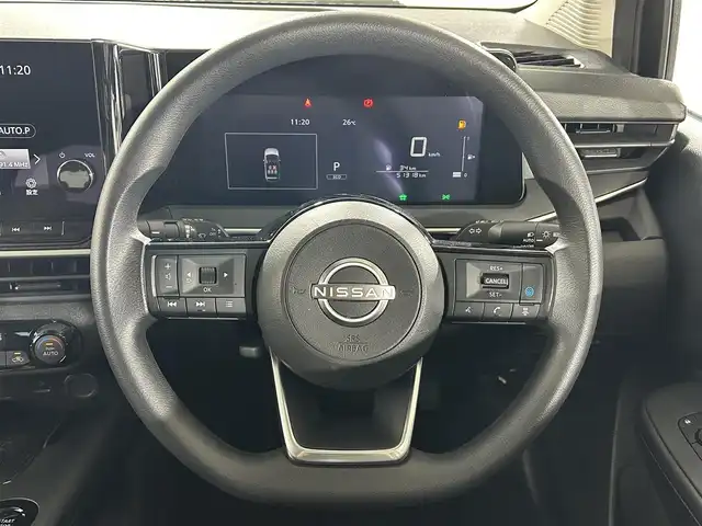 日産 ノート X 佐賀県 2023(令5)年 5.2万km スーパーブラック 純正９インチナビ/（フルセグTV/CD/Bluetooth/USB）/全方位カメラ/衝突軽減システム/追従型クルーズコントロール/レーンアシスト/コーナーセンサー/純正LEDヘッドライト/オートライト/オートハイビーム/デジタルインナーミラー/スペアキー/純正フロアマット