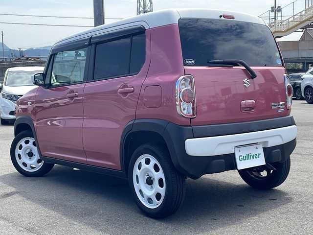 スズキ ハスラー G 山口県 2019(令1)年 4.4万km チアフルピンクメタリック/ホワイト2トーンルーフ 純正８型ナビ　/シートヒーター　/デュアルカメラブレーキサポート　/車線逸脱警報　/ステアリングリモコン　/Ｗエアバッグ　/フルセグテレビ　/横滑り防止装置　/純正フロアマット　/ＥＴＣ　/ドライブレコーダー/プッシュスタート/ドアバイザー