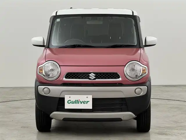 スズキ ハスラー G 福岡県 2019(令1)年 4.4万km チアフルピンクメタリック/ホワイト2トーンルーフ 純正８型ナビ／フルセグＴＶ　/ＥＴＣ　/前方ドライブレコーダー　/デュアルカメラブレーキサポート　/衝突軽減ブレーキ　/レーンキープ　/アイドリングストップ　/シートヒーター　/プッシュスタート　/電動格納式ドアミラー