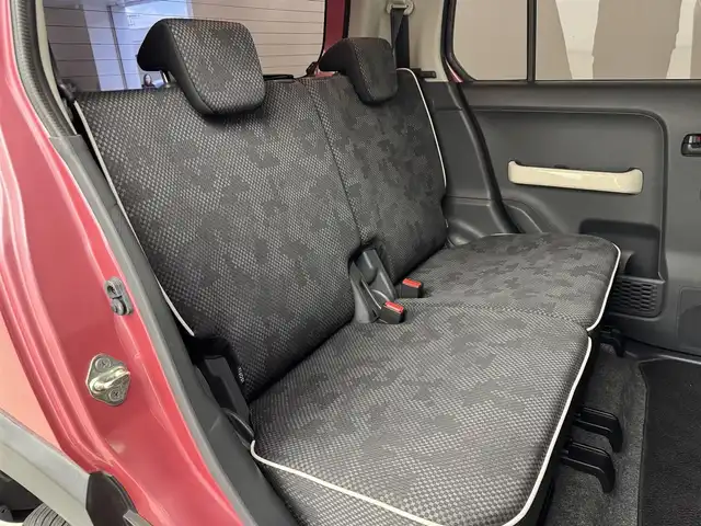 スズキ ハスラー G 福岡県 2019(令1)年 4.4万km チアフルピンクメタリック/ホワイト2トーンルーフ 純正８型ナビ／フルセグＴＶ　/ＥＴＣ　/前方ドライブレコーダー　/デュアルカメラブレーキサポート　/衝突軽減ブレーキ　/レーンキープ　/アイドリングストップ　/シートヒーター　/プッシュスタート　/電動格納式ドアミラー