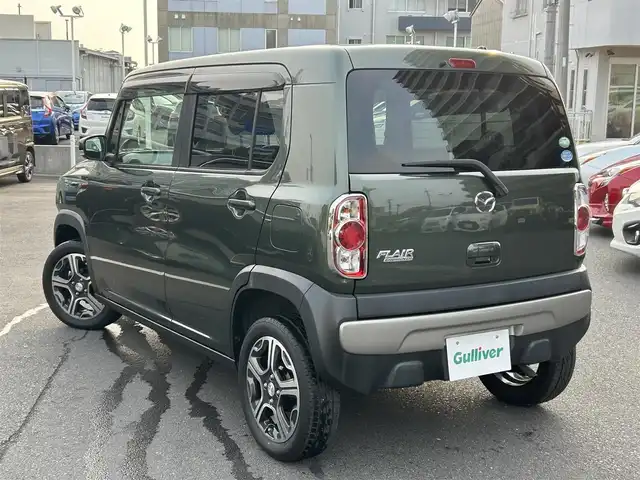 マツダ フレア クロスオーバー XS 島根県 2018(平30)年 3.8万km クールカーキパールメタリック 社外メモリーナビ　/ワンセグＴＶ　/ＤＶＤ再生　/Bluetooth　/前席シートヒーター　/スマートキー　/プッシュスタート/衝突軽減ブレーキ　/レーンアシスト/オートライト　/アイドリングストップ　/純正フロアマット