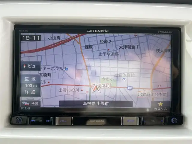 マツダ フレア クロスオーバー XS 島根県 2018(平30)年 3.8万km クールカーキパールメタリック 社外メモリーナビ　/ワンセグＴＶ　/ＤＶＤ再生　/Bluetooth　/前席シートヒーター　/スマートキー　/プッシュスタート/衝突軽減ブレーキ　/レーンアシスト/オートライト　/アイドリングストップ　/純正フロアマット