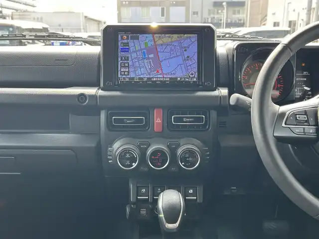 スズキ ジムニー XC 島根県 2022(令4)年 3.5万km シフォンアイボリーM 純正８インチエントリーナビ(パナソニック)　/フルセグTV　/ＤＶＤ再生　/Ｂｌｕｅｔｏｏｔｈ　/バックカメラ　/ビルトインＥＴＣ　/前席シートヒーター　/クルーズコントロール/ダウンヒルアシストコントロール　/衝突軽減ブレーキ　/レーンアシスト　/スマートキー/プッシュスタート/純正LEDヘッドライト　/純正フロアマット