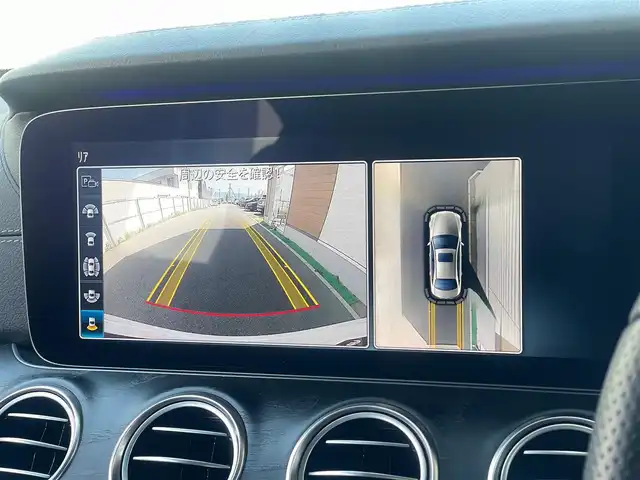 メルセデス・ベンツ Ｅ２２０ｄ アバンギャルド スポーツ 山梨県 2018(平30)年 3.5万km ダイヤモンドホワイト 黒半革/フロントリップ/リアディフューザー/純正HDDナビ/フルセグTV/全周囲カメラ/前席シートヒーター/ACC/レーンキープアシスト/ブラインドスポットアシスト/衝突軽減ブレーキ/アンビエントライト/純正19インチAW/インテリジェントライト/LEDヘッドライト/オートハイビーム