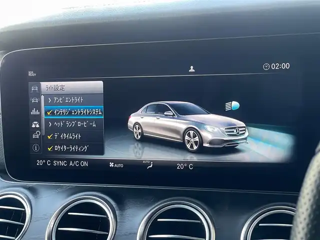 メルセデス・ベンツ Ｅ２２０ｄ アバンギャルド スポーツ 山梨県 2018(平30)年 3.5万km ダイヤモンドホワイト 黒半革/フロントリップ/リアディフューザー/純正HDDナビ/フルセグTV/全周囲カメラ/前席シートヒーター/ACC/レーンキープアシスト/ブラインドスポットアシスト/衝突軽減ブレーキ/アンビエントライト/純正19インチAW/インテリジェントライト/LEDヘッドライト/オートハイビーム