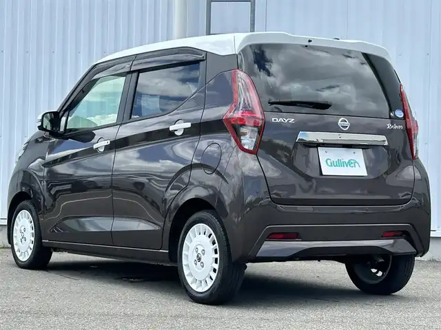 日産 デイズ ボレロ 愛媛県 2021(令3)年 2.4万km 茶Ⅱ 全方位カメラ/ハーフレザー/フルセグTV/オートライト/純正ナビ/ETC/ドラレコ前/コーナーセンサー前後/純正フロアマット/純正14AW/USB/ABS/スマートキー/横滑り防止装置/Bluetooth