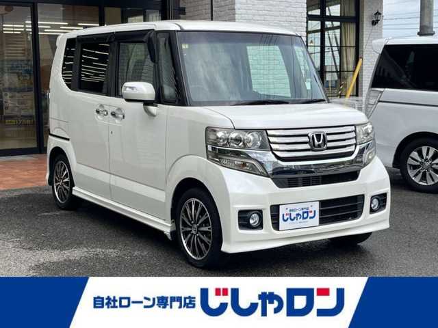 ホンダ Ｎ ＢＯＸ カスタム G ターボSSパッケージ 高知県 2013(平25)年 9.1万km プレミアムホワイトパール (株)IDOMが運営する【じしゃロン高知店】の自社ローン専用車両になります。こちらは現金またはオートローンご利用時の価格です。自社ローンご希望の方は別途その旨お申付け下さい