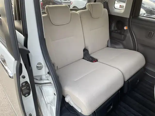 ダイハツ ムーヴ キャンバス G メイクアップ リミテッド　SAⅢ 滋賀県 2019(令1)年 4.7万km パールホワイトⅢ/ナチュラルベージュマイカメタリック 2トーン 社外ナビ/（CD/DVD/SD/Bluetooth/フルセグTV）/全方位カメラ/前方ドライブレコーダー/ビルトインETC/両側電動スライドドア/ステアリングリモコン/LEDヘッドライト/フォグランプ/オートヘッドライト/オートマチックハイビーム/純正フロアマット/スマートキー/アイドリングストップ