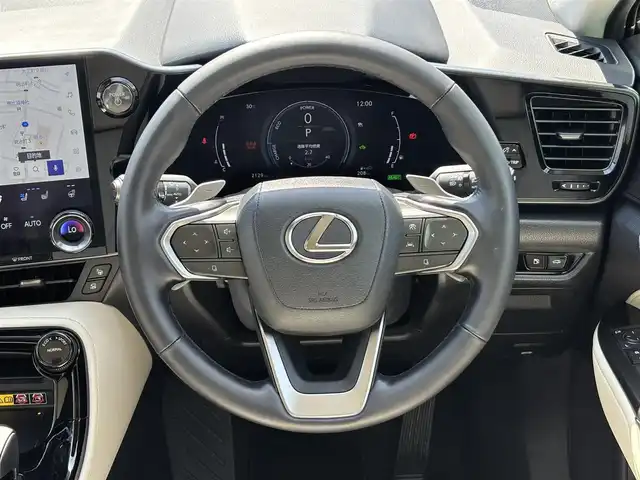 レクサス ＮＸ 350h バージョンL 福岡県 2024(令6)年 0.3万km ソニッククォーツ サンルーフ/メーカーナビ（BLUETOOTH/フルセグ)/アラウンドビューモニター/バックカメラ/フロントカメラ/サイドカメラ/電動リアゲート/レーダークルーズコントロール/LEDヘッドライト/オートライト/オートマチックハイビーム/レザーシート/DN席シートヒーター/DN席エアシート/DN席パワーシート/シートメモリー/純正20インチAW/パドルシフト/USB入力端子/ワイヤレス充電/デジタルインナーミラー/横滑り防止装置/コーナーセンサー/レーンキープアシスト/盗難防止装置/衝突軽減システム/スマートキー/ETC2.0