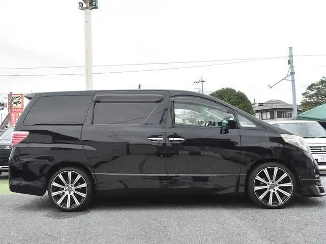 トヨタ アルファード 350S Cパッケージ 神奈川県 2011(平23)年 7.3万km ブラック 社外メモリナビ/バックカメラ/社外フリップダウンモニター/クルーズコントロール/プッシュスタート/両側パワースライドドア/パワーバックドア/ETC/HID/社外２０インチAW/取説/ナビ説/記録(R.3.4.6.7)