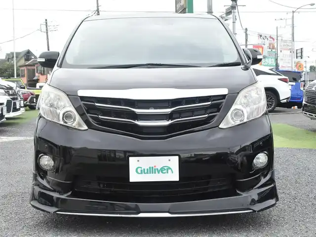 トヨタ アルファード 350S Cパッケージ 神奈川県 2011(平23)年 7.3万km ブラック 社外メモリナビ/バックカメラ/社外フリップダウンモニター/クルーズコントロール/プッシュスタート/両側パワースライドドア/パワーバックドア/ETC/HID/社外２０インチAW/取説/ナビ説/記録(R.3.4.6.7)