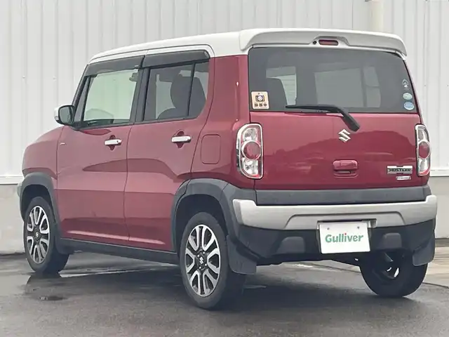 スズキ ハスラー Jスタイル Ⅱ 愛媛県 2016(平28)年 5.7万km フェニックスレッドパール/ホワイト2トーンルーフ 社外ナビ（Bluetooth/iPod/メモリ/CD/DVD/フルセグTV）/前方ドライブレコーダー/バックカメラ/シートヒーター/フォグランプ/ハーフレザー/ドアバイザー/純正フロアマット/ABS/横滑り防止装置/レーンキープアシスト/被害衝突軽減システム/電動格納ミラー