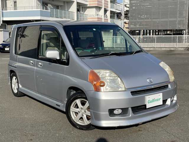 ホンダ モビリオ A 静岡県 2003(平15)年 17.5万km サテンシルバーメタリック 社外14インチアルミホイール/リモコンキー/ETC/ケンウッドオーディオ/フォグランプ