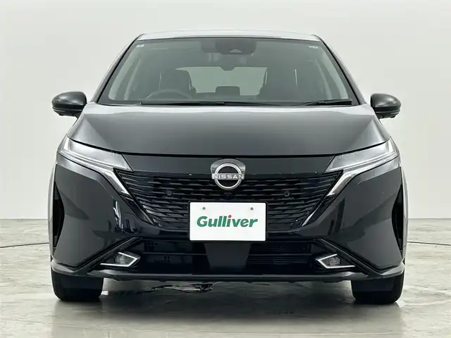 日産 オーラ G 福岡県 2024(令6)年 0.3万km メテオフレークブラックパール 純正９型ナビ　/アラウンドビューモニター　/ビルトインＥＴＣ２．０　/ＢＯＳＥサウンド　/プロパイロット　/コーナーセンサー　/エマージェンシーブレーキ　/レーンキープ　/ＢＳＭ　/ステアリングリモコン　/ＬＥＤライト