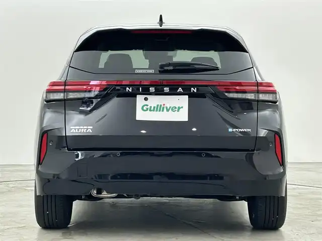 日産 オーラ G 福岡県 2024(令6)年 0.3万km メテオフレークブラックパール 純正９型ナビ　/アラウンドビューモニター　/ビルトインＥＴＣ２．０　/ＢＯＳＥサウンド　/プロパイロット　/コーナーセンサー　/エマージェンシーブレーキ　/レーンキープ　/ＢＳＭ　/ステアリングリモコン　/ＬＥＤライト