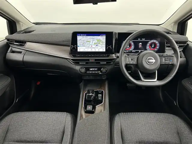 日産 オーラ G 福岡県 2024(令6)年 0.3万km メテオフレークブラックパール 純正９型ナビ　/アラウンドビューモニター　/ビルトインＥＴＣ２．０　/ＢＯＳＥサウンド　/プロパイロット　/コーナーセンサー　/エマージェンシーブレーキ　/レーンキープ　/ＢＳＭ　/ステアリングリモコン　/ＬＥＤライト