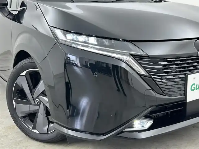 日産 オーラ G 福岡県 2024(令6)年 0.3万km メテオフレークブラックパール 純正９型ナビ　/アラウンドビューモニター　/ビルトインＥＴＣ２．０　/ＢＯＳＥサウンド　/プロパイロット　/コーナーセンサー　/エマージェンシーブレーキ　/レーンキープ　/ＢＳＭ　/ステアリングリモコン　/ＬＥＤライト
