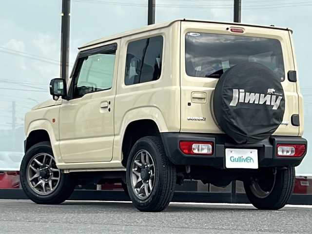 スズキ ジムニー XC 山形県 2022(令4)年 2.9万km シフォンアイボリーM ４WD/デュアルセンサーブレーキサポート/クルーズコントロール/レーンキープアシスト/フォグランプ/前席シートヒーター/ステアリングスイッチ/純正AW/社外フロアマット/電動格納ウインカーミラー/ドアバイザー