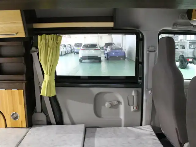 スズキ エブリイ PC リミテッド 三重県 2021(令3)年 2.6万km クールカーキPM ぷちキャンVilla/大型キャビネット/天井ライト/ルーフキャリア/サイドオーニング/ベッドキット/ルーム遮光カーテン/レーダーブレーキサポートセット/・レーダーブレーキサポート/・ブレーキアシスト付ABS/・誤発進抑制機能/・ESP/・エマージェンシーストップシグナル/ファブリックシート/ヘッドレスト一体シート(前席)/KENWOODメモリーナビ(TZ-NAV11K)/・CD/DVD/・Bluetooth/バックカメラ/ETC/LEDヘッドライト/・オートライト/ハイビームアシストコントロール/キーレスエントリー/新車時保証書/取扱説明書