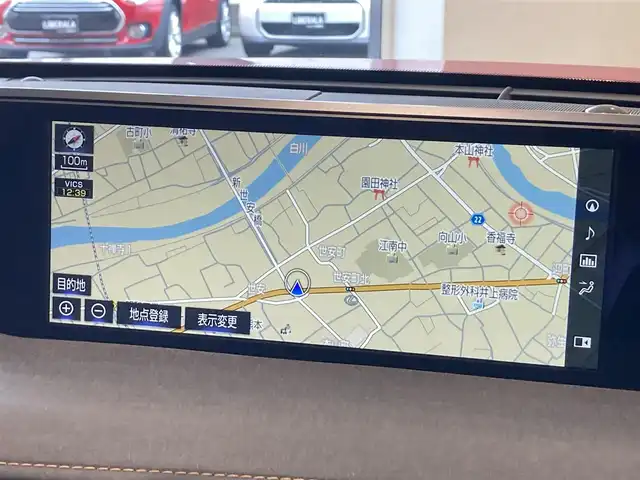 レクサス ＵＸ 250h バージョンL 熊本県 2021(令3)年 1.1万km マダーレッド ・スマートキー/・プッシュスタート/・プリクラッシュセーフティ/・レーントレーシングアラート/・ブラインドスポットモニター/・パーキングサポートアラート/・道路標識認識/・先行車発進告知/・オートマチックハイビーム/・クルーズコントロール(追従式)/・茶革シート/・前席パワーシート＆エアシート /・ハンドルヒーター /・純正メモリナビ/　【BD・Bluetooth・USB・SD・AUX・MSV】/・フルセグTV/・全方位カメラ/・ETC2.0/・ドライブレコーダー(前後録画)/・パワーバックドア/・LEDヘッドランプ/・LEDフォグランプ/・純正マット