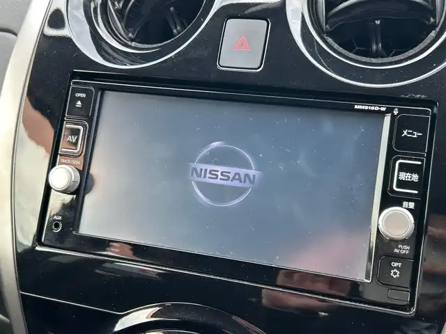 日産 ノート X モード・プレミア 大阪府 2017(平29)年 4.8万km スーパーブラック 純正ナビ/   フルセグTV/CD/DVD/Bluetooth/バックモニター/衝突軽減ブレーキ/横滑り防止装置/社外エアロ/アイドリングストップ/レーンキープアシスト/ステアリングスイッチ/ドライブレコーダー/純正フロアマット/プッシュスタート/スマートキー/ＥＴＣ/ＬＥＤ